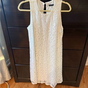 Tommy Hilfiger White Lace Midi Dress